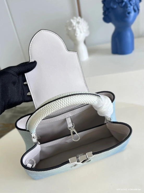Official oldcobbler VUITTON CAPUCINES LOUIS BB 0811
